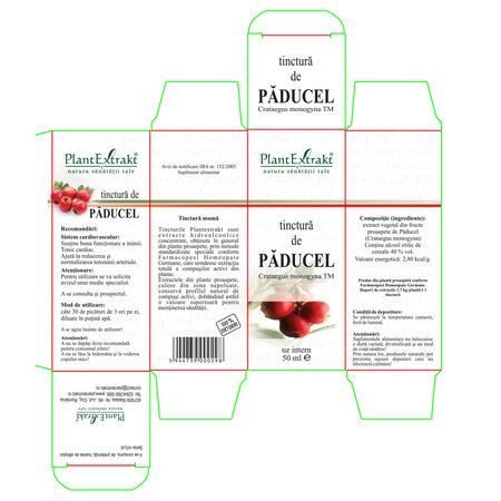 Tinctura de Paducel, 50 ml, Plant Extrakt 738502