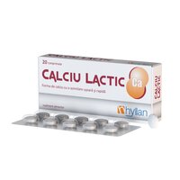 Calciu lactic, 20 comprimate