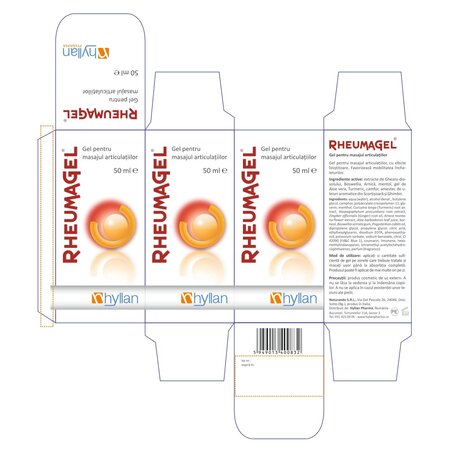Gel pentru articulatii Rheumagel, 50 ml, Hyllan 701938