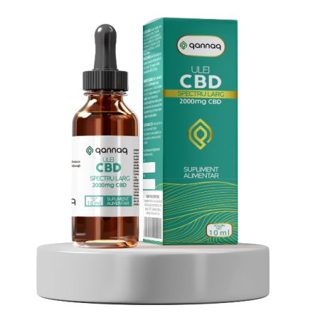 Ulei CBD, 2000 mg, 10 ml, Qannaq