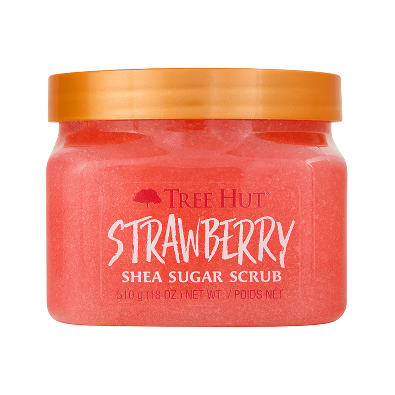 Exfoliant pentru corp Strawberry, 510 g, Tree Hut