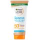 Lapte de corp pentru adulti cu protectie solara SPF 50+ Sensitive Advanced Ambre Solaire, 175 ml, Garnier 594751