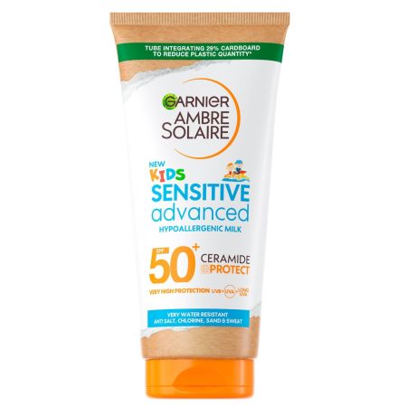 Lapte de corp pentru copii Sensitive Advanced Ambre Solaire, SPF 50+, 175 ml, Garnier