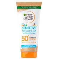 Lapte de corp pentru copii cu protectie solara SPF 50+ Sensitive Advanced Ambre Solaire, 175 ml, Garnier