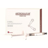 Seringa preumpluta MSM + Acid Hialuronic, 3 bucati, Artrosulfur
