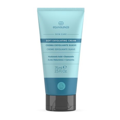 Crema exfolianta pentru fata cu acid hialuronic, 75 ml, Equivalenza