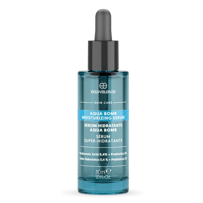 Serum hidratant pentru fata cu acid hialuronic Aqua Bomb, 30 ml, Equivalenza