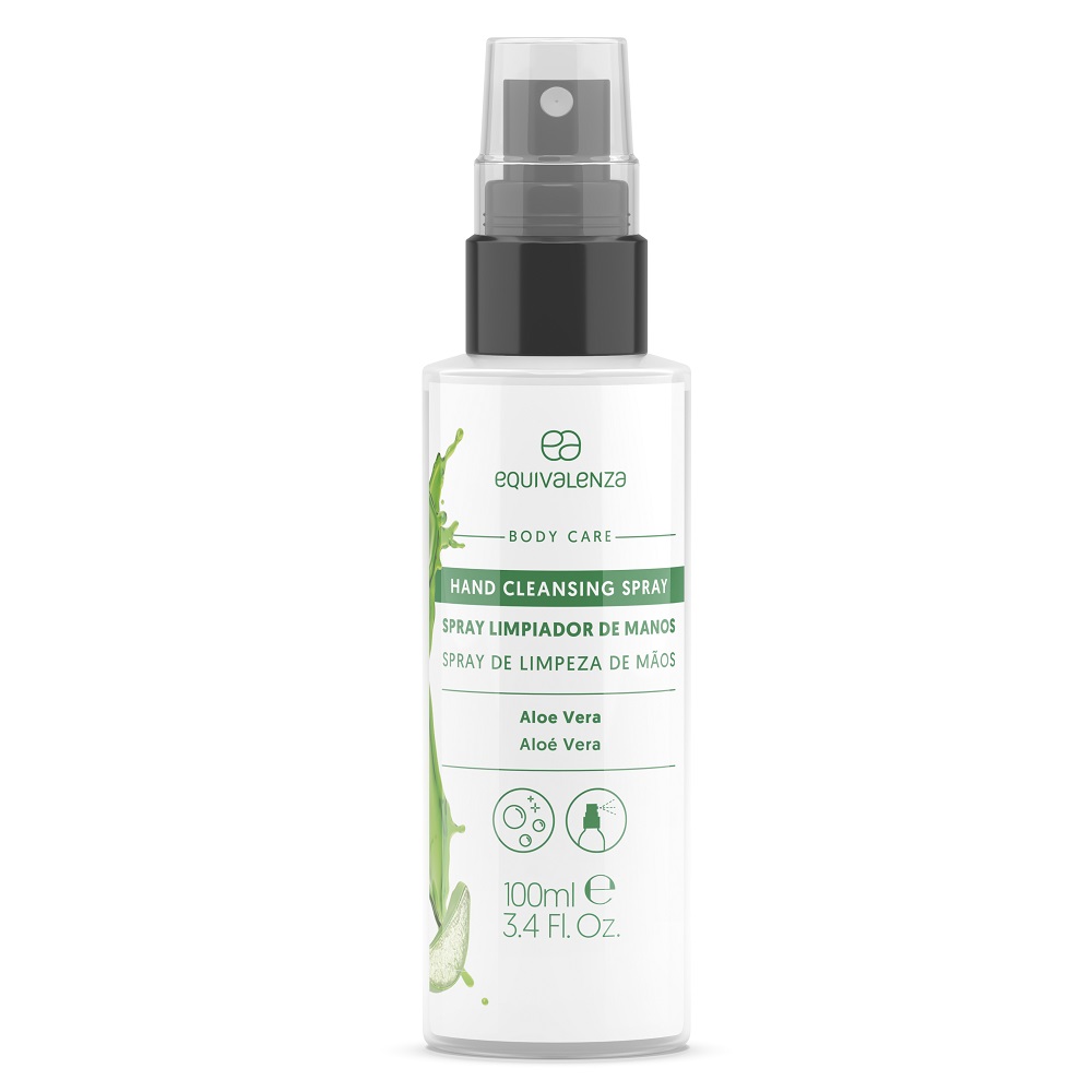 Spray pentru curatarea mainilor cu aloe vera, 100 ml, Equivalenza