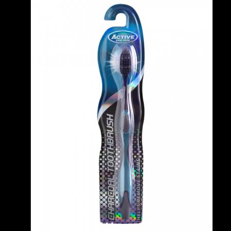 Periuta de dinti cu carbune activ ultra soft Beauty Formula, 1 bucata, Business Partner