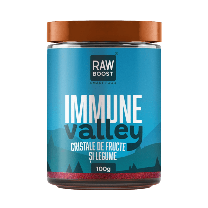 Cristale de fructe și legume Immune Valley, 100 g, Rawboost