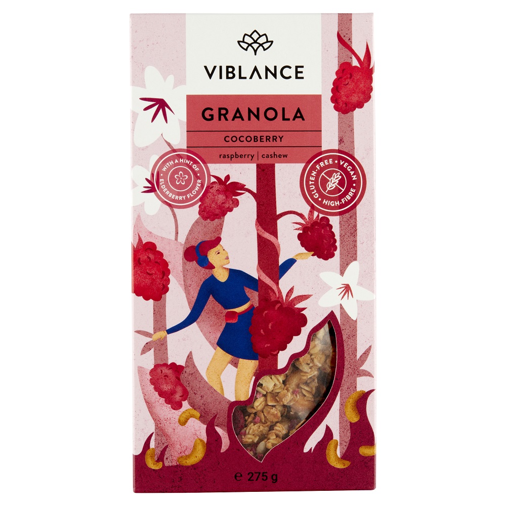 Granola Cocoberry fara gluten, 275 g, Viblance