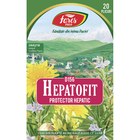 Ceai Hepatofit, 20 plicuri, Fares 623993