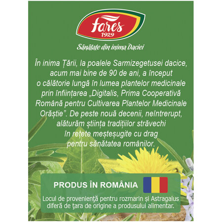 Ceai Hepatofit, 20 plicuri, Fares 623995