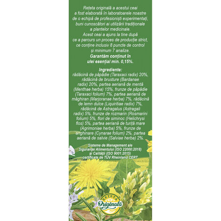 Ceai Hepatofit, 50 g, Fares 623999