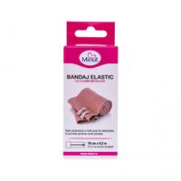 Bandaj elastic cu clema, 10 cm x 4.5 m, 1 bucata, Minut