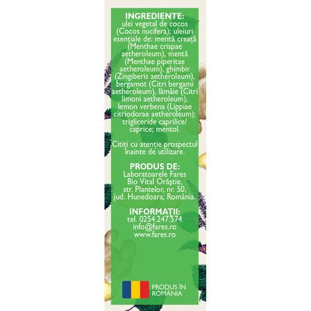 Ulei esential roll-on Rau de Miscare, 5 ml, Fares 620992
