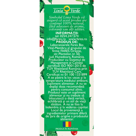 Diurosept cu D-Manoza, 30 capsule, Fares 614449