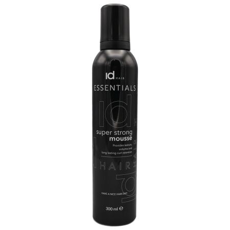 Spuma pentru coafat cu fixare puternica Essentials, 300 ml, idHAIR