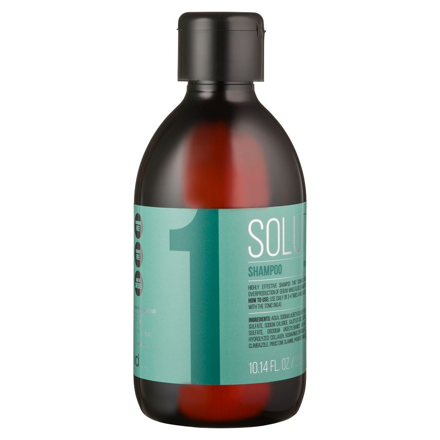 Sampon pentru matreata umeda, scalp gras Solutions NO.1 idHAIR Solutions NO.1, 300 ml, idHAIR