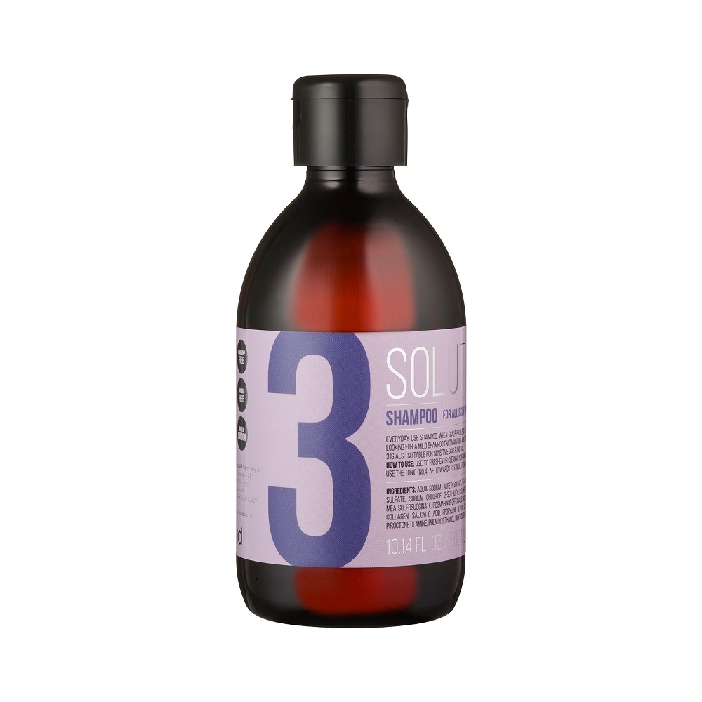 Sampon pentru toate tipurile de par si scalp Solutions NO.3, 300 ml, idHAIR