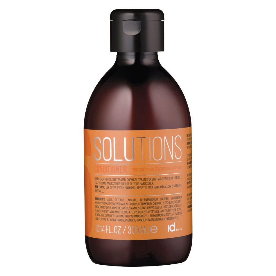 Balsam pentru par colorat, tratat chimic sau uscat Solutions NO.6, 300 ml, idHAIR