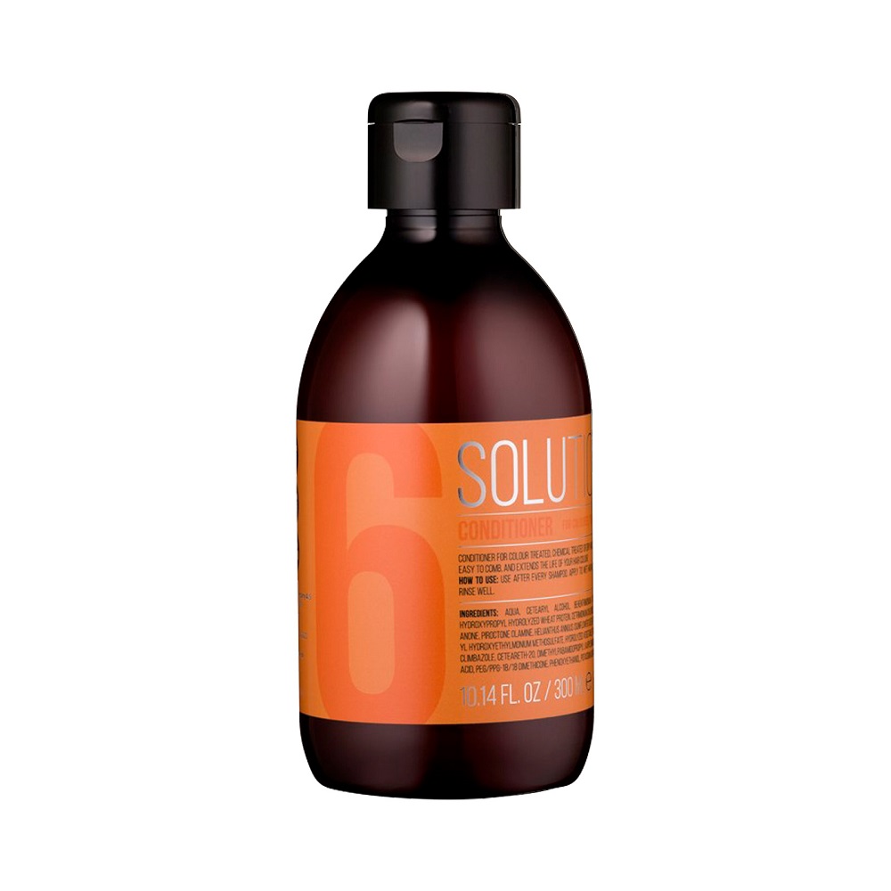 Balsam pentru par colorat, tratat chimic sau uscat Solutions NO.6, 300 ml, idHAIR