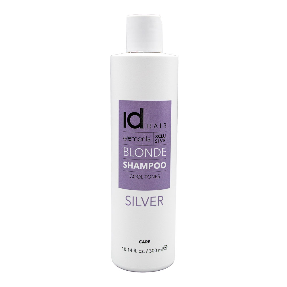 Sampon silver pentru intretinerea parului blond Elements XCLS, 300 ml, idHAIR