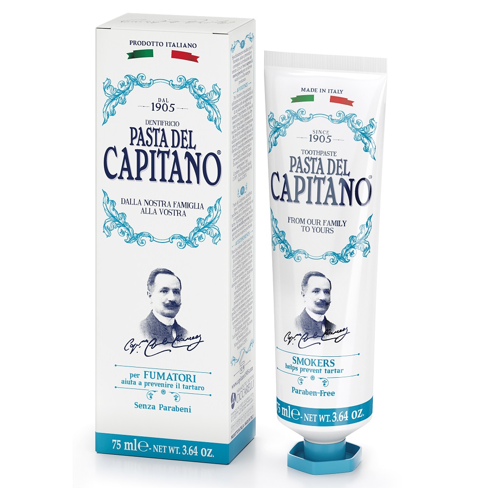 Pasta de dinti 1905 Smokers, 75 ml, Pasta del Capitano