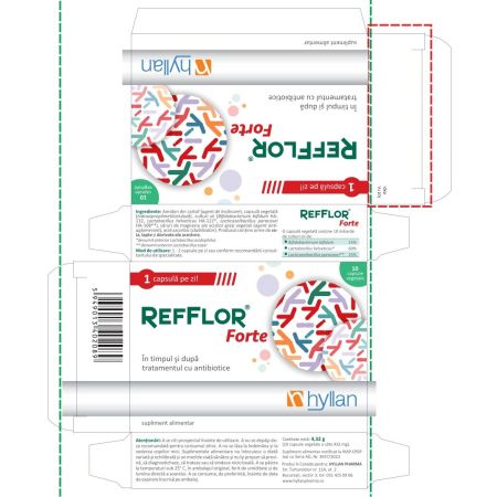 Refflor Forte adulti, 10 capsule vegetale, Hyllan 702088