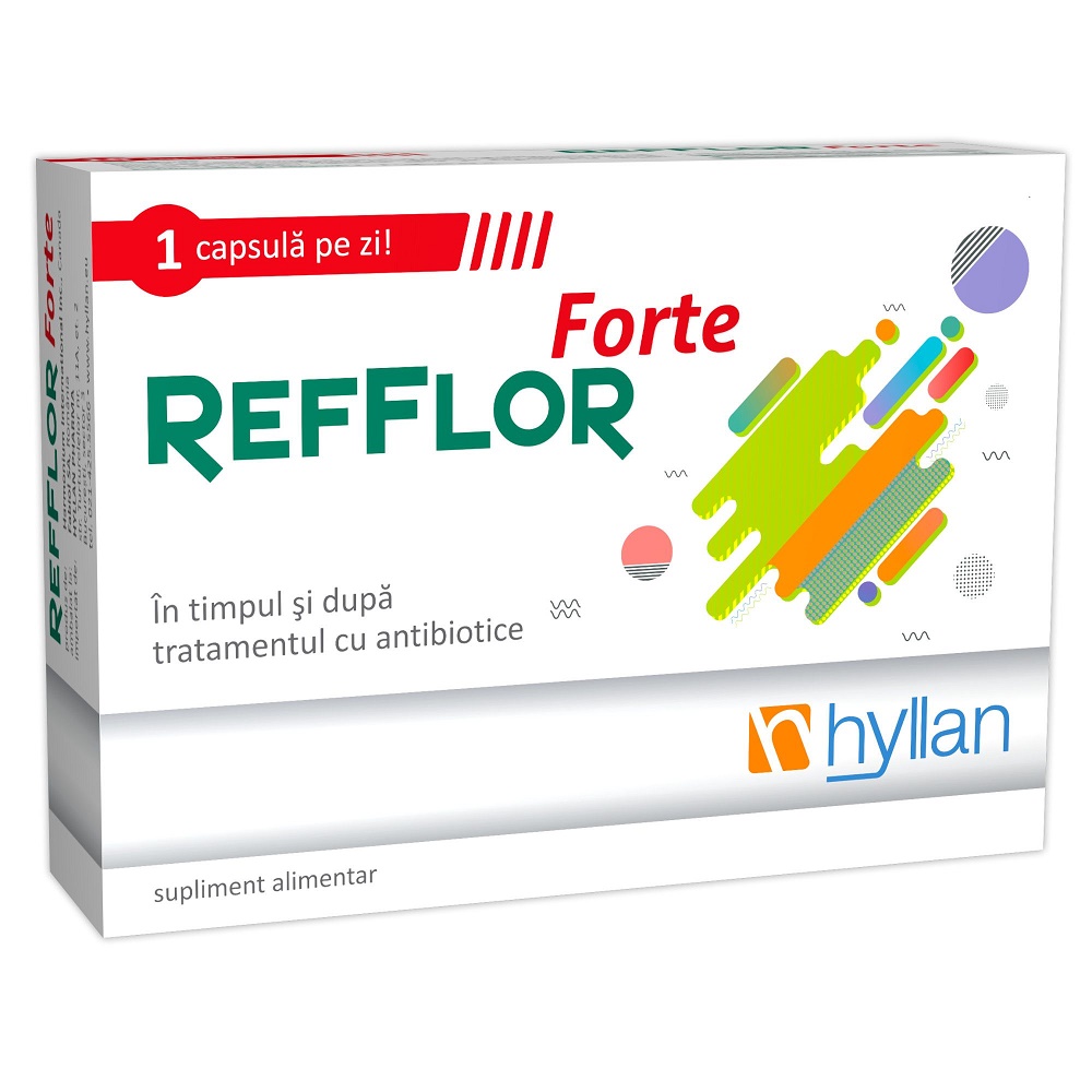 Refflor Forte adulti, 10 capsule vegetale, Hyllan