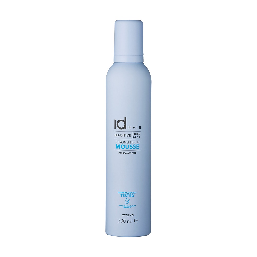 Spuma pentru scalp sensibil cu fixare puternica Sensitive XCLS, 300 ml, idHAIR