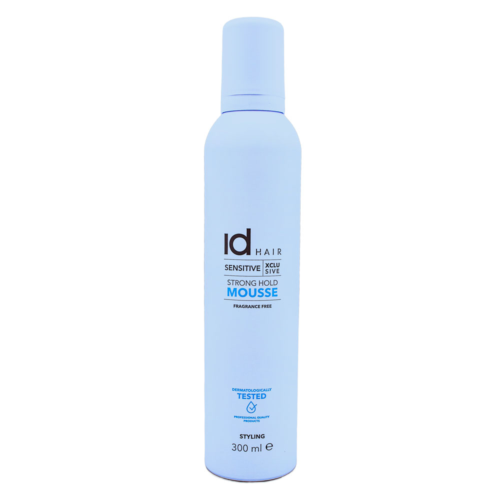 Spuma pentru scalp sensibil cu fixare puternica Sensitive XCLS, 300 ml, idHAIR