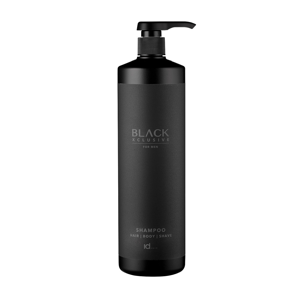 Sampon 3in1 pentru barbati Black XCLS, 1000 ml, idHAIR