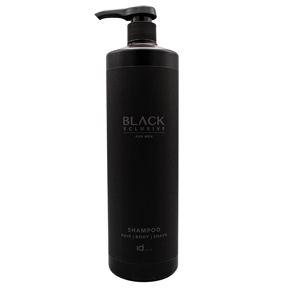 Sampon 3in1 pentru barbati Black XCLS, 1000 ml, idHAIR
