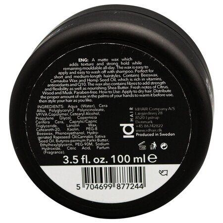 Ceara de par cu fixare puternica pentru barbati Black XCLS, 100 ml, idHAIR 712433