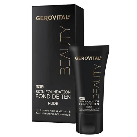 Fond de ten cu nuanta Nude Beauty, 30 ml, Gerovital
