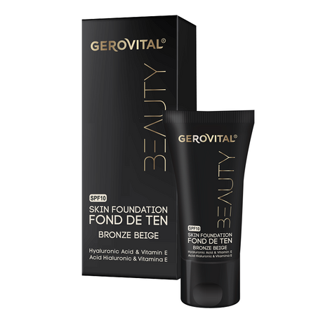 Fond de ten nuanța Bronze Beige Beauty, 30 ml, Gerovital