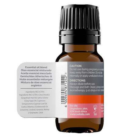 Amestec Uleiuri Esentiale Antistres, 10 ml, SOiL 719113