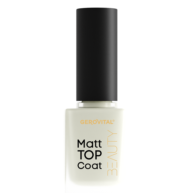 Lac de unghii Matt Top Coat, 11 ml, Gerovital Beauty