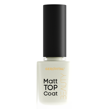 Lac de unghii Matt Top Coat, 11 ml, Gerovital Beauty