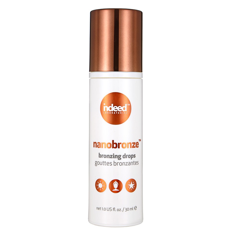 Ser bronzant anti-poluare cu protectie Blue Light Nanobronze, 30 ml, Indeed Labs