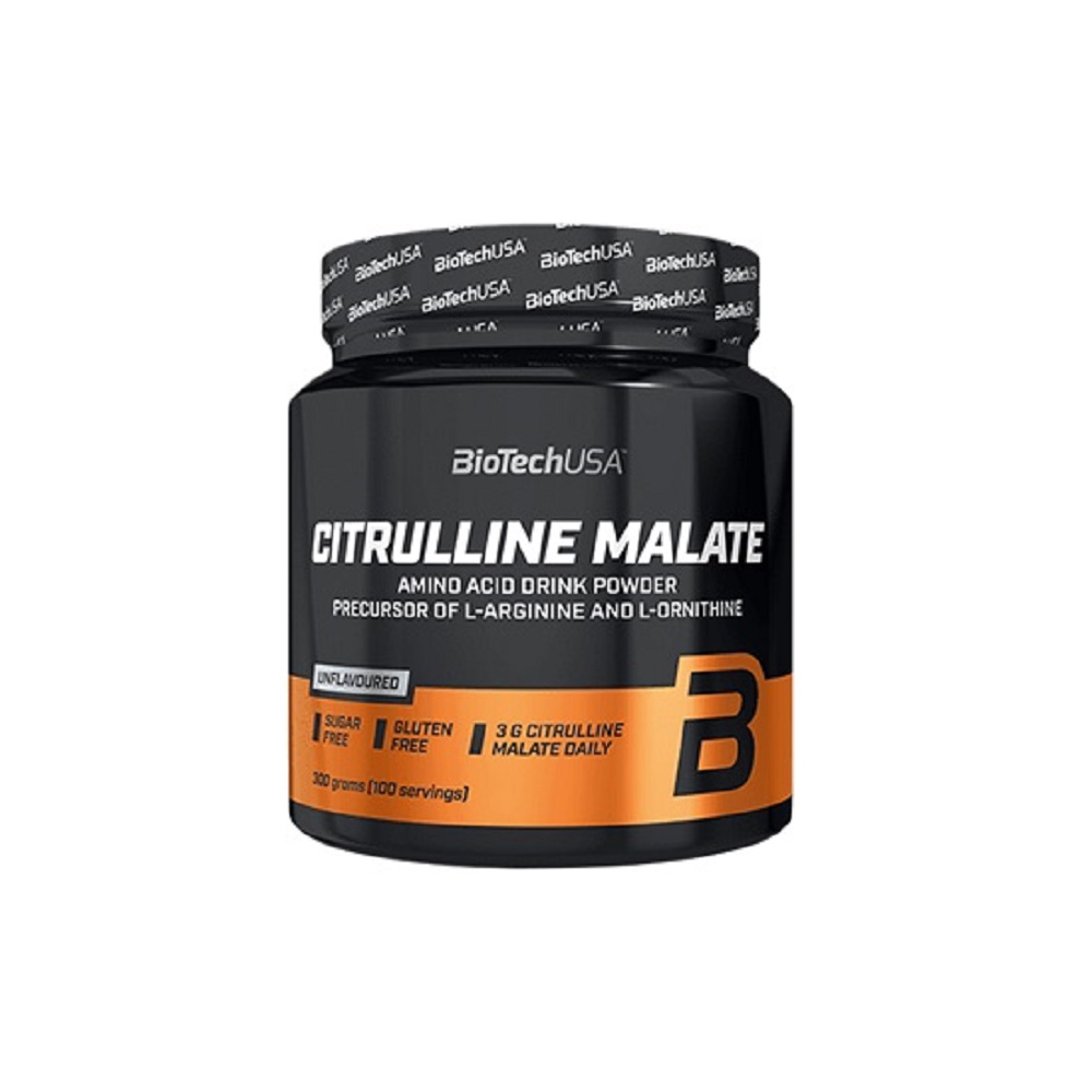 Citruline Malate, fara aroma, 300 g, Biotech USA