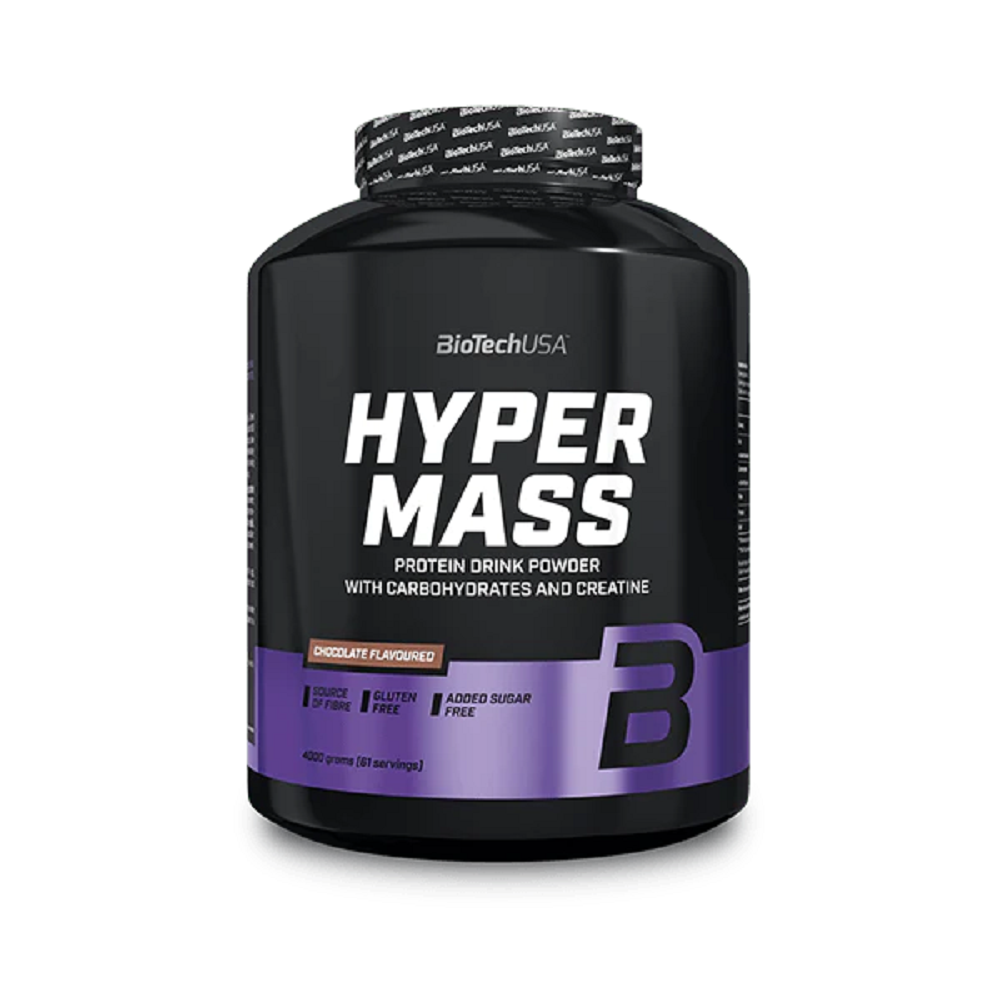 Pudra proteica tip gainer Hyper Mass, Ciocolata, 4000 g, Biotech USA