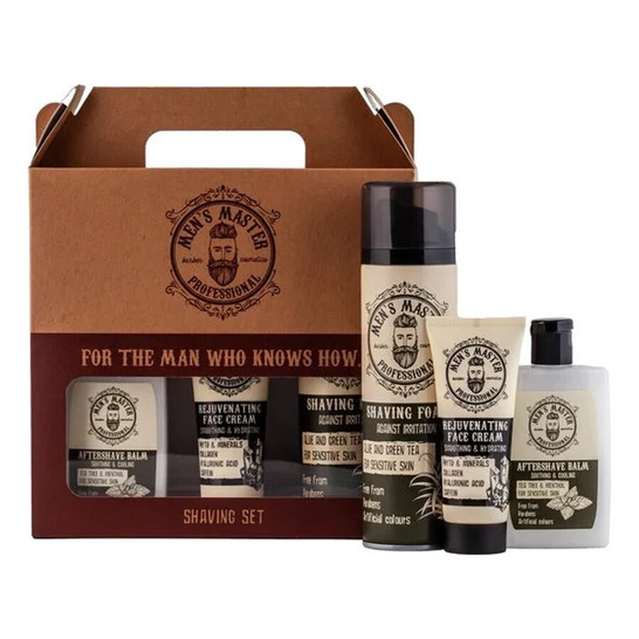Set Barbierit Set pentru barbierit Tea Tree & Menthol, Men's Master Profe : Farmacia ...