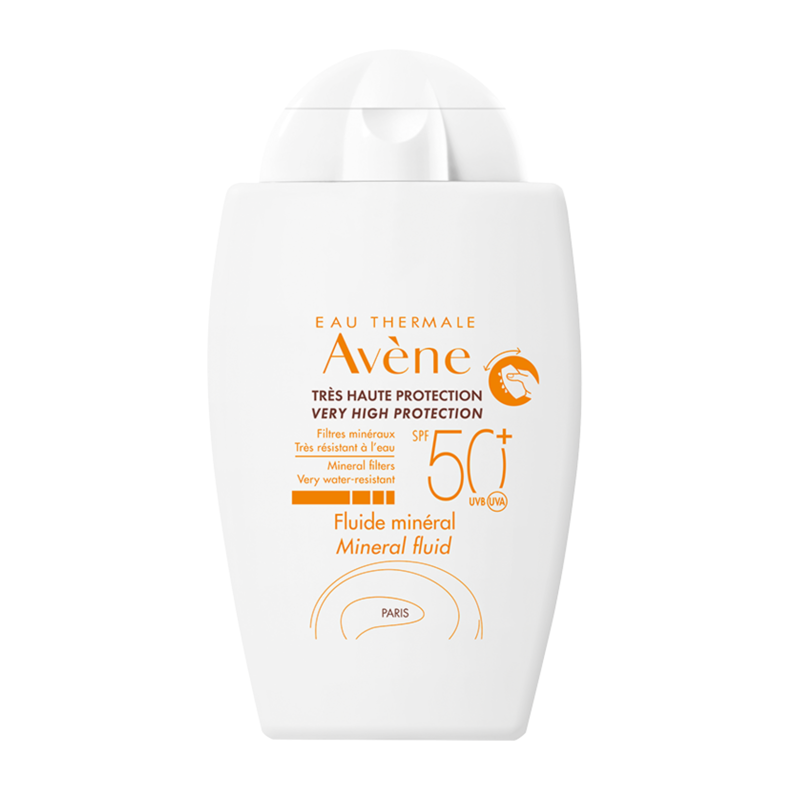 Fluid mineral pentru protectie solara SPF 50+, 40 ml, Avene