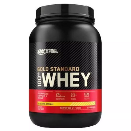 Pudra proteica Gold Whey, Banana, 900 g, Optimum Nutrition