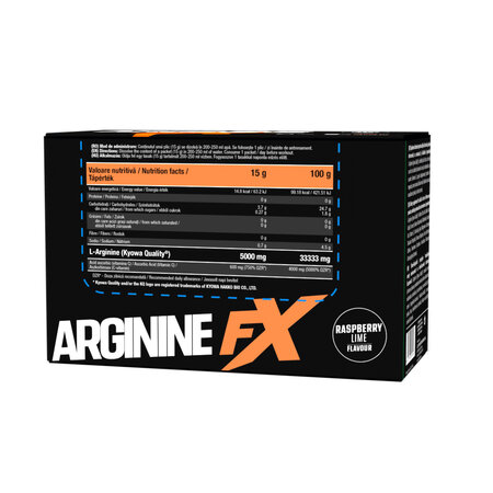 Arginine FX cu aroma de zmeura si lime, 25 plicuri x 15 g, Pro Nutrition 600266