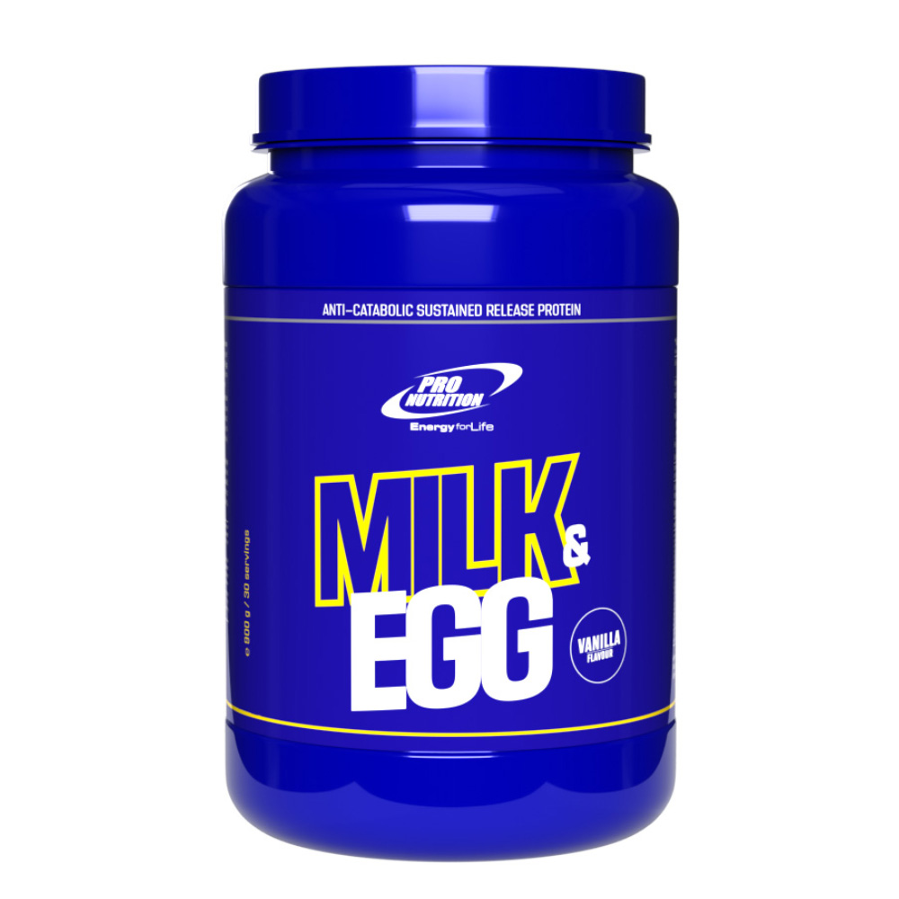 Milk & Egg cu aroma de vanilie, 900 g, Pro Nutrition