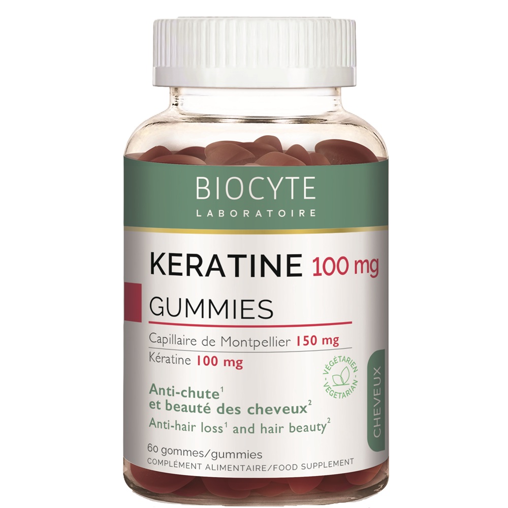 Keratine Gummies, 60 jeleuri, Biocyte