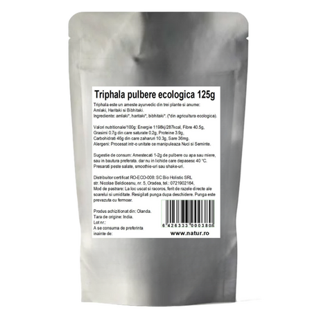 Pudra de triphala, 125 g, Obio 736207